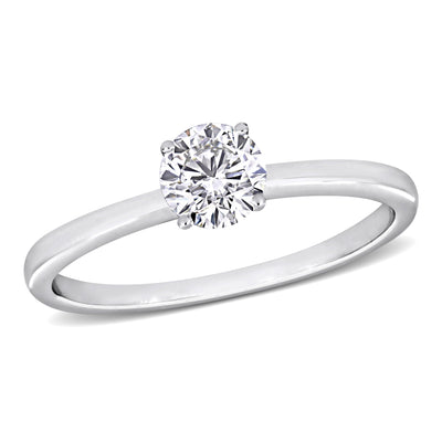 Solitaire Engagement Ring in White Gold (.5 CT. TW.)