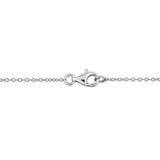 2 CT DEW Created Moissanite Solitaire Necklace in Sterling Silver