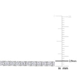 12 1/2 CT DEW Created Moissanite Tennis Necklace in Sterling Silver