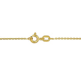 2 CT TW Lab Grown Diamond Heart Necklace in 14k Yellow Gold