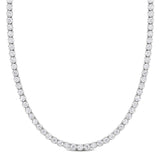 Diamond Tennis Necklace in White Gold (7 CT TW)