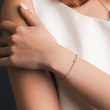 4-Stone Station Bracelet (1 CT. TW.)