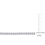 3 CT TW Lab Grown Diamond Tennis Bracelet in 14k White Gold