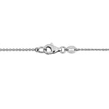 1 1/8 CT TW Lab Grown Diamond Cluster Station Necklace in 14k White Gold
