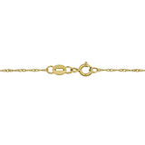 Lab Grown Diamond Accent and Cultured Freshwater Pearl Open Circle Pendant Necklace in 10k Two-Tone Gold