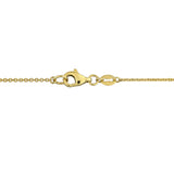 3 3/4 CT TW Multi Shaped Lab Grown Diamond Necklace in 14k Yellow Gold