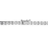1 7/8 CT TW Lab Grown Diamond Tennis Necklace in Sterling Silver