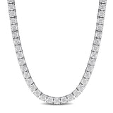 1 7/8 CT TW Lab Grown Diamond Tennis Necklace in Sterling Silver