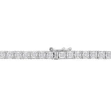 2 1/3 CT TW Lab Grown Diamond Tennis Necklace in Sterling Silver