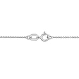 3 1/10 CT TW Lab Grown Diamond Heart Cluster Pendant Necklace in 10k White Gold