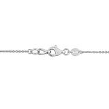 2 1/3 CT TW Lab Grown Diamond Drop Necklace in 14k White Gold