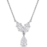 2 1/3 CT TW Lab Grown Diamond Drop Necklace in 14k White Gold
