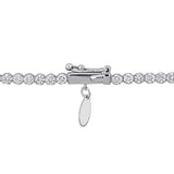 7 1/3 CT TW Lab Grown Diamond Tennis Necklace in 14k White Gold